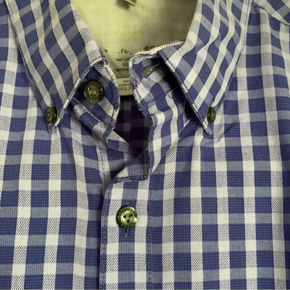 Geoffrey Beene Purple & Lavender Plaid Dress Shirt